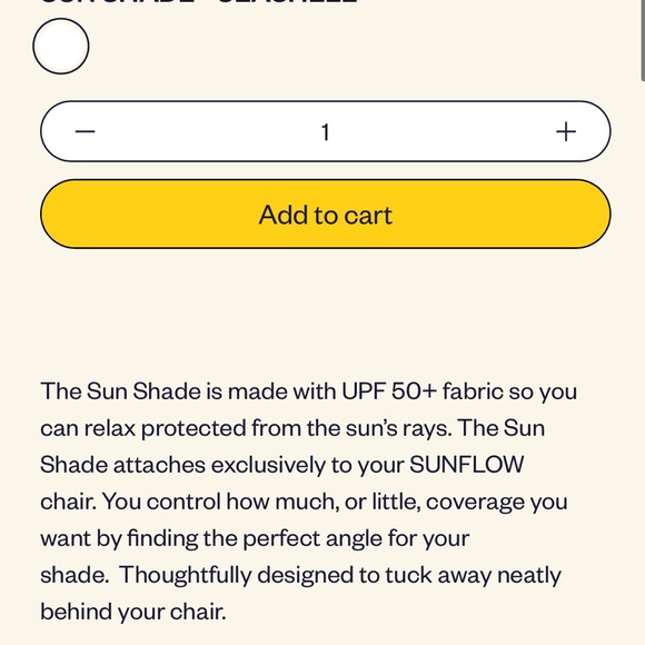 Sunflow Sun shade only - Picture 4 of 5